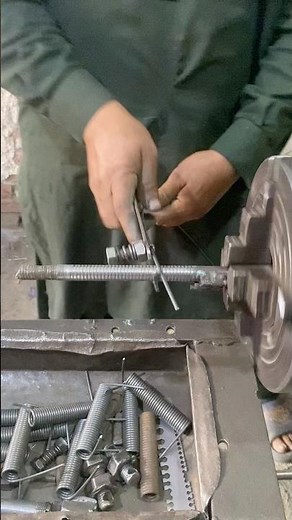 Strong Swing Spring Making Process | Heavy-Duty Hook & Spring Crafting