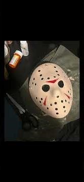 How To Make A Jason Mask! # #jasonvoorhees #fridaythe13th