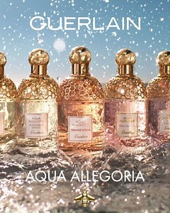 Joyful by nature, fresh, bright, Aqua Allegoria is an ode to the natural world. Each year, Aqua Allegoria is reimagined to pay tribute to nature - a neverending source of inspiration for Guerlain's Perfumers. This year, two new flowers bloom in Guerlain's secret garden: Granada Salvia and Orange Soleia. Twelve fragrant landscapes, twelve escapes into Guerlain's secret garden, home to nature's perfumer: the bee. Symbol of the Maison, we are proud to have protected bees for the past decade. Withou