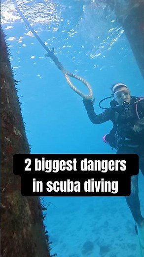 The two biggest dangers in scuba diving explained 🤿🌎💦 #scubadiving #scubalife #lifestyle