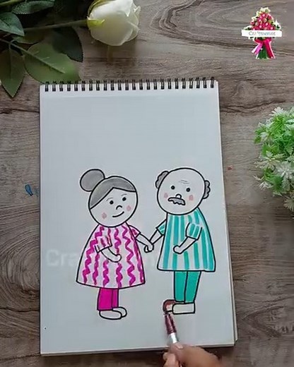 873 reactions · 243 shares | Easy drawing for kids DIY #diy #artwork #reels #drawing #easydrawing #Craftmerint | Craftmerint | Facebook