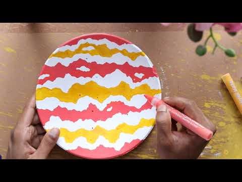 DIY Terracotta Wall Plates for Home Decor | DIY Wall Hanging Craft Ideas | Terracotta Plate Painting