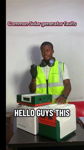 Common Solar Generator faults every user should know #SolarGenerator #SolarRepair #SolarEnergy #SolarTechnician #RenewableEnergy