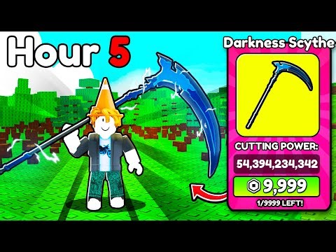 I Spent 24 Hours in Roblox Cut Trees...
