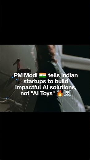 PM Modi to Startups:- Don’t Build AI Toys, Build Real Impact 🇮🇳🤖