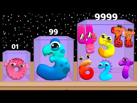 Number Run Merge 3D | Level Up Math Evolution Number Race Gameplay