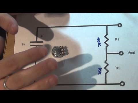 How the volume control on a guitar pedal works