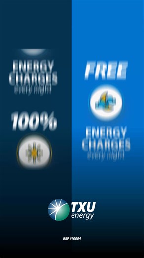 With Free Nights & Solar Days, you hit the savings jackpot. 100% free energy charges every night and 100% solar every day. | TXU Energy