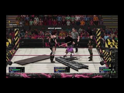 WWE 2K19 - WEW KANG VS. ELIZABETH VS. MCKAY (WEW WOMENS TITLE #1 CONTENDER) PART 2