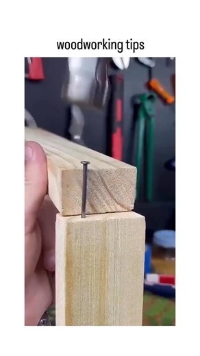 @globalgiggl on Instagram: "- The post features a 61-second video demonstrating quick woodworking techniques like using a spoon to hold nails for safer hammering, applying glue before nailing, and drilling pilot holes, credited to - appreciative Indonesian users calling it “useful daily tips” to English critics mocking the “sloppy” alignments and edits. - Techniques like pilot hole drilling effectively reduce wood splitting risks, as confirmed by Oregon State University Extension resources, thou