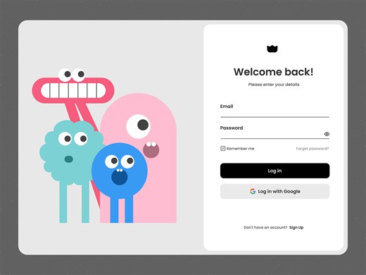 ✨Login Page Concept – With a Touch of Animation