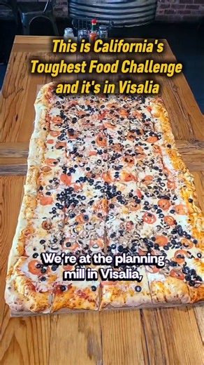 California's Toughest Food Challenge is in Visalia and it's Pizza