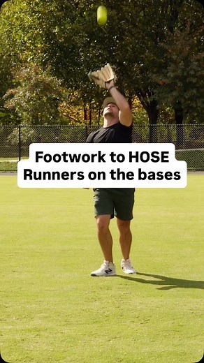2.1K views · 89 reactions | If you want to make stronger outfield throws, this footwork is used by the best in the world. The pro step is fast and keeps you closer to the ground vs the traditional crow hop, and gets your hips closed to your target more reliably - which leads to better hip and core power and more velocity both in baseball and softball. | Dan Blewett | Facebook