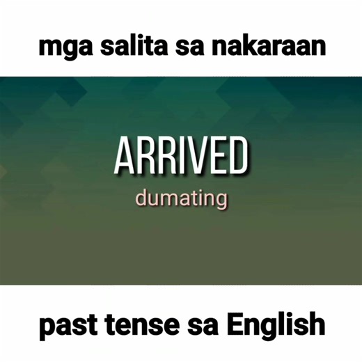 7K views · 659 reactions | Mga Salitang Kilos sa Nakaraan | English-Tagalog Translation | Facebook