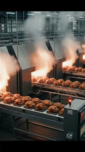 How Roast Turkey Is Made 😱 | Inside a Modern Poultry Factory