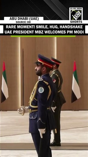 Rare Moment! Smile, Hug, Handshake! This is how UAE President MBZ welcomed PM Modi