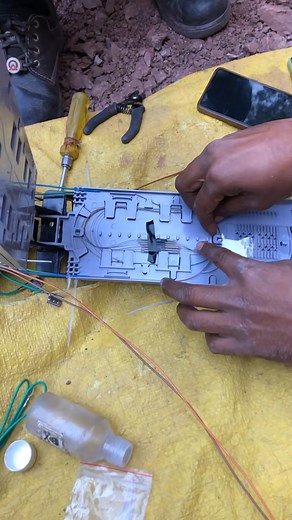 20K views · 81 reactions | optical Fiber Cut completed splicing #optical #Fiber #Cables #management | ROAD LIFE | Facebook