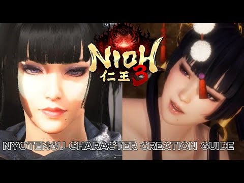 Nioh 3 Nyotengu Character Creation Guide please Read Description ❤️