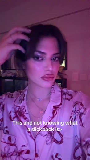 Bangs era | slick back hairstyle