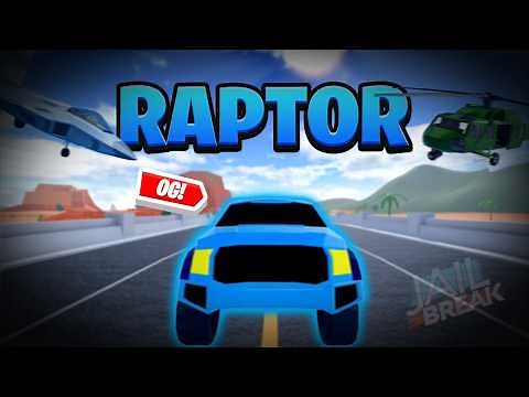 Grinding with the OG Raptor in Roblox Jailbreak🦖