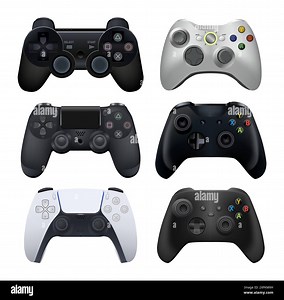 Playstation 4 controller Stock Vector Images - Alamy