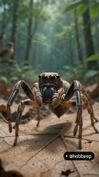 Spider mimics ants by walking in zigzags 🕷️🐜 | Locomotion mimicry