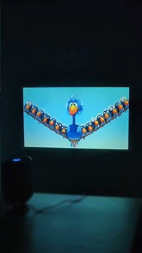 For The Birds - Pixar Shortfilm Animation on Podoor N5 Mini Projector #short
