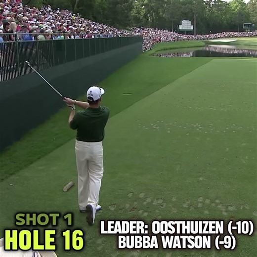 The ending to the 2012 Masters: Bubba Watson vs Louis Oosthuizen #golf #pga #masters #viral #livgolf