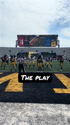 Coach Rich Rodriguez lets a fan call a 2 point conversion play that scores! #wvufootball