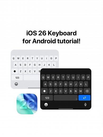 iOS 26 Keyboard for Android Tutorial