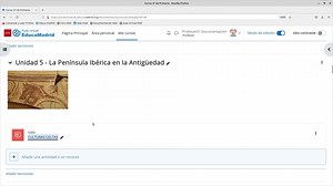 Subir archivos y crear carpetas y enlaces en el aula virtual | Mediateca de EducaMadrid