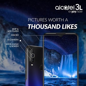 35K views · 224 reactions | Desde un atardecer  hasta los 盧 más luminosos: ¡Cada foto será perfecta! La triple  trasera y la frontal de 8MP con flash ✨ LCD del Alcatel 3L 2020 se encargarán de capturar recuerdos impresionantes. ¿Qué es lo que más te gusta fotografiar?  Descubre más aquí: https://bit.ly/Alcatel3L-2020 | Alcatel mobile | Facebook