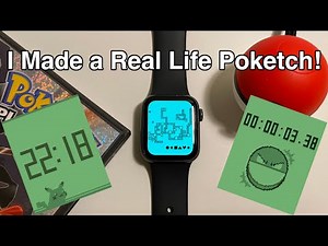 I Made a Real Life Poketch on my Apple Watch!