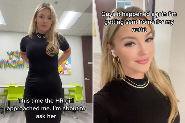 OnlyFans model claims she gets sent home from day job for ‘revealing’ outfits