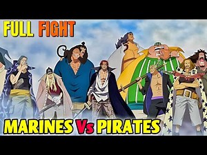 ANG MATINDING DIGMAAN SA ONE PIECE [ FULL FIGHT | MARINES Vs PIRATES | Tagalog Anime Recap