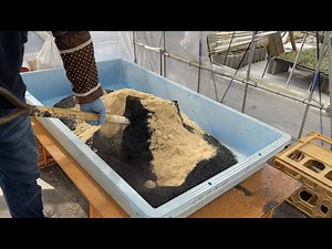 How to make hard soil fluffy! Using charcoal and rice bran