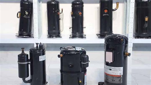 ZMD26KVE-TFD-204 Copeland 40ft Reefer Container Compressor Copeland Marine Reefer Scroll Compressor