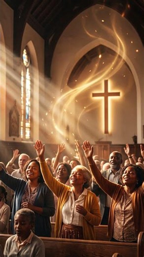 I Feel the Fire 🔥 Traditional Gospel Praise #shorts