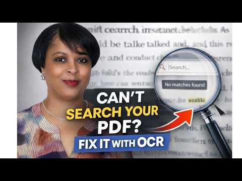 How to Make a PDF Searchable Using OCR (Step-by-Step)