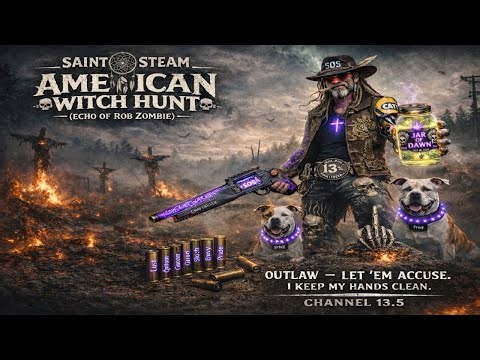 AMERICAN WITCH HUNT (Echo of Rob Zombie) – Hellbilly Blues Dark Country Rap – Saint of Steam