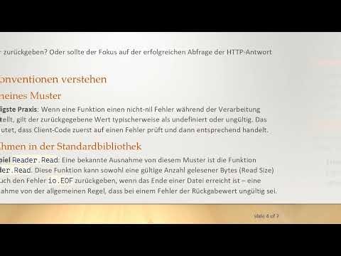 Die Rückgabe von Wert und Fehler in Go-Funktionen: Ist es üblich?