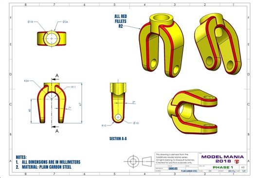 Cộng Đồng SolidWorks Việt Nam | SolidWorks Model Mania 2018 | Remastered Tutorial | Facebook