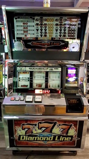 Really nice Bally 6000 Diamond Line slot machine.. this is on the showroom floor and ready to go! .25c denomination Has bill validator and printer $1,495 total shipped!! Stands avaliable $150 | Slot Machines ltd.