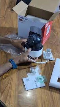 Unboxing HIKVISION DS-2DE2C400MWG-E 4MP PT Camera