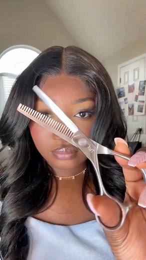 How To Use Hair Thinning Shears 🫶🏾✂️✨Makes it way more natural! Work by @klala_beautyyy Tag or Share with your bestie who need to watch this🛒Website: www.mslula.com #thinningscissors #stylingtips #howto #haircut #cuttinghair #wigtutorial #thinningshears #thinouthair #hairshears #howtouse #howtousethinningshears #hairtips #blackhair #wiginstall #thinninghair #thinningshears #mslulahair #wiginfluencer #wigambassador #viral #wigstyling #hairinfluencer | MSlulahair