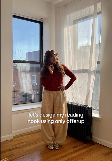 Cozy Reading Nook from Secondhand Finds | OfferUp Decor