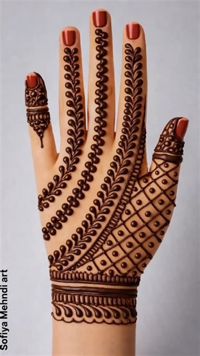 Trendy Mehndi Design 2026 🔥 Easy Back Hand Mehndi 😍 #mehndi #shorts#trending#viral #youtubeshorts