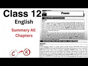 Class 12 English Summary All Chapters | Summary Class 12 English || Exam preparation- 2081 #class12