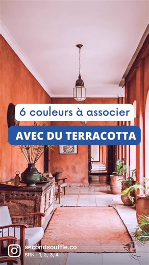 6 couleurs à associer avec le terracotta pour 2024