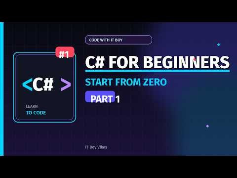 C# Tutorial for Beginners #1 | Programming Basics, C# & .NET Explained